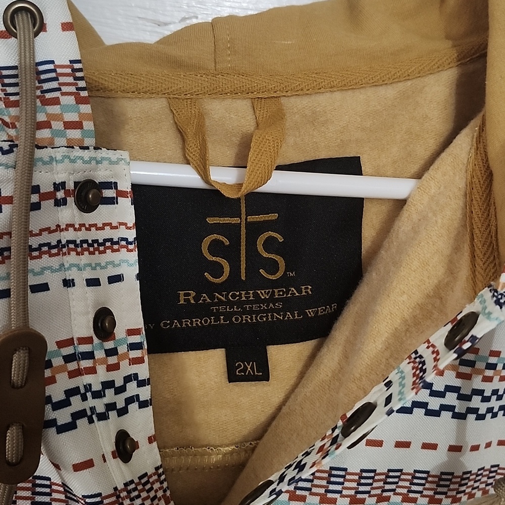 STS Ranchwear Tan and Multi-Color Patterned Jacket - Picture 2 of 4